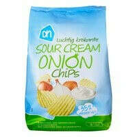 Чипсы из Albert Heijn Luchtig krokante sour cream onion chips