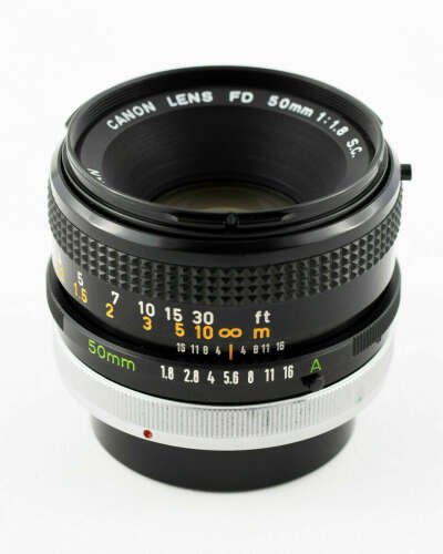 Canon FD 50mm 1:1.8 Lens