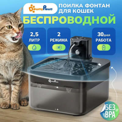 Поилка фонтан для кошек