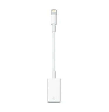 Разъем Apple USB - Lightning (MD821ZM/A) белый