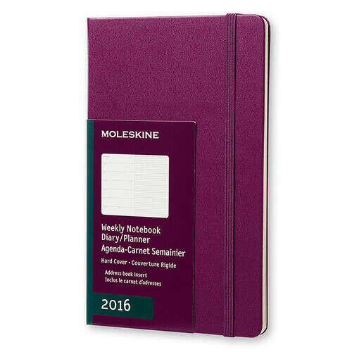 Moleskine Еженедельник "Classic" Large фиолетовый 2016