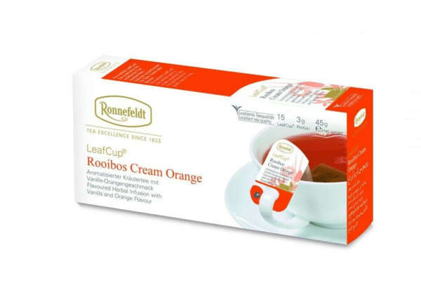 Купить Чай травяной Ronnefeldt Rooibos cream orange в пакетиках для чайника по выгодной цене на Яндекс.Маркете