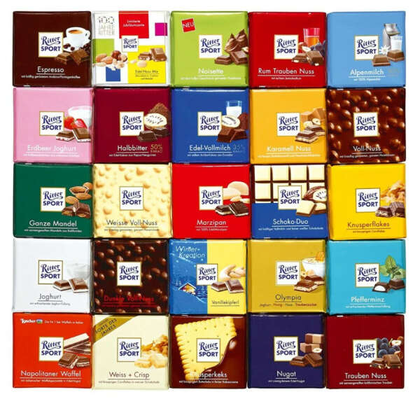 Шоколадки Ritter Sport