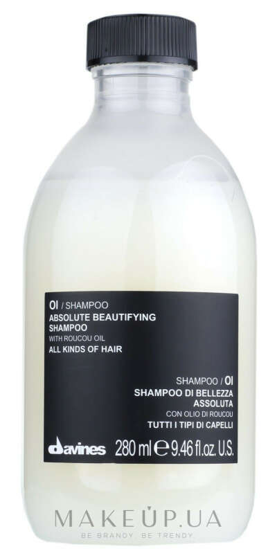 Шампунь для смягчения волос - Davines Oi Absolute Beautifying Shampoo With Roucou Oil