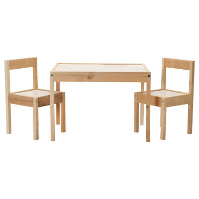 Дитячий стіл і два стільця LÄTT(50178411)