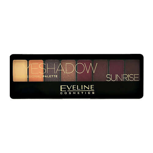 Палетка теней для век `EVELINE` EYESHADOW PROFESSIONAL PALETTE тон 01 (sunrise) купить в  интернет-магазине косметики &#039;Подружка&#039;, артикул 164427