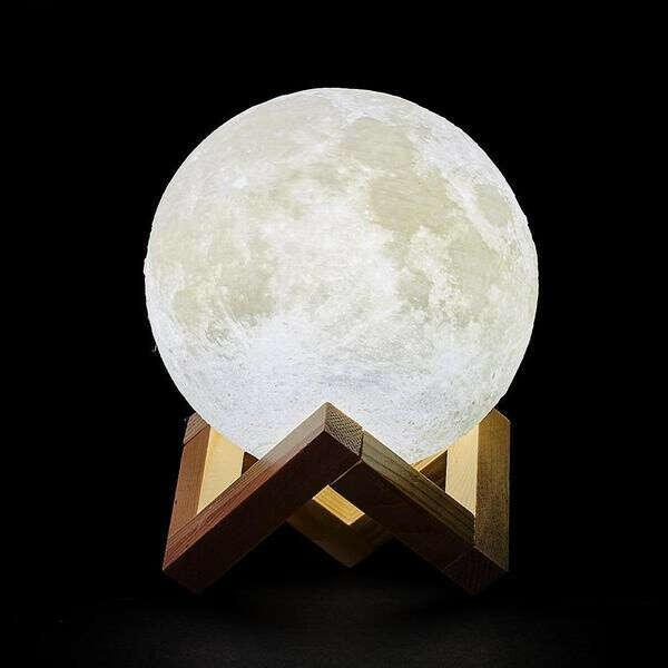 3D LED Moon Touch Night Lamp