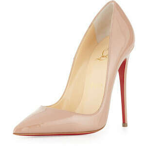 Christian Louboutin The Pigalle 100 patent-leather pumps