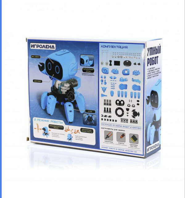 Купить «Конструктор ИГРОЛЕНД Умный робот с сенсорными датчиками 116 деталей» в каталоге интернет-магазина BY Shop по выгодной цене с быстрой доставкой