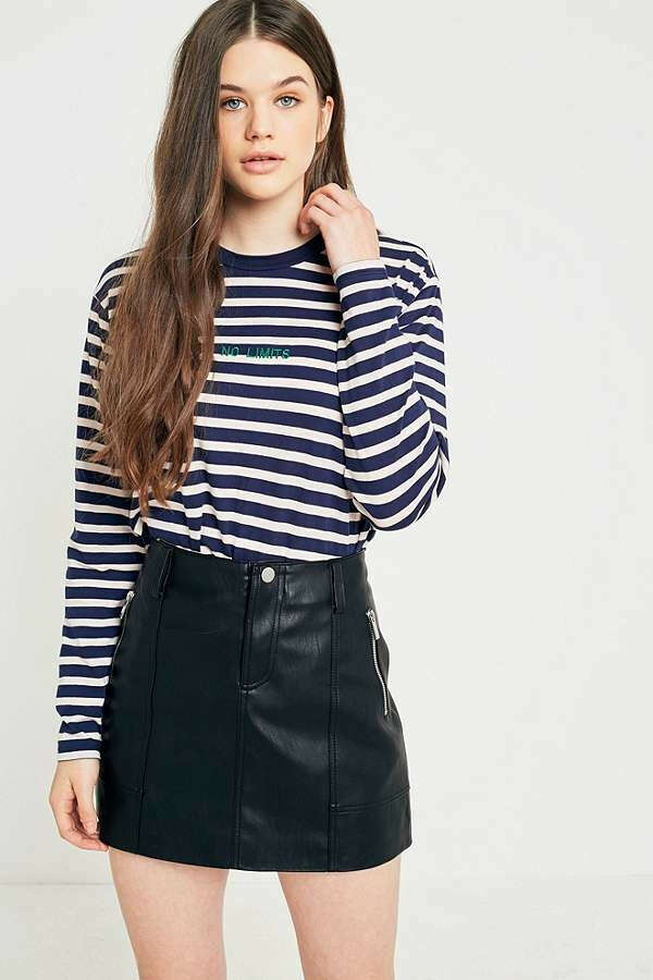 Urban Outfitters No Limits Striped Long Sleeve T-Shirt