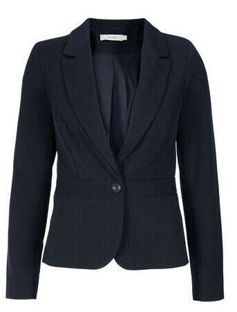 Navy Pinstripe Blazer