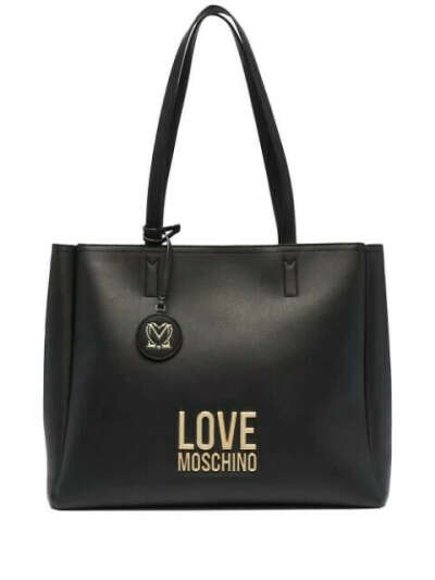 Love Moschino сумка-шопер с Металлическим Логотипом - Farfetch