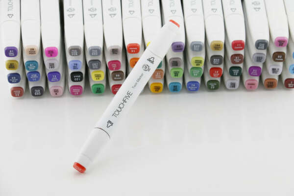 80 Color SET Graphic Art Twin Tip Pen Marker Point