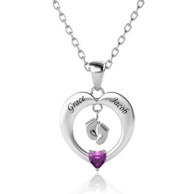 Heart Necklace Silver S925