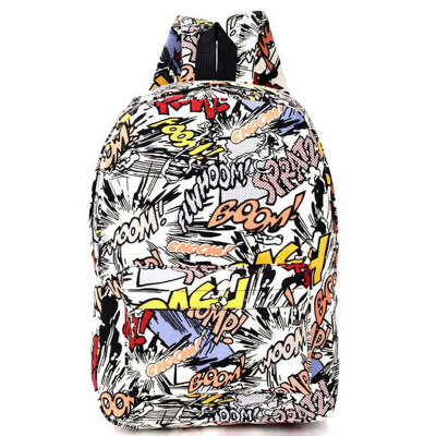 Хиппи Facebook холст рюкзаки студент мешок школы мультфильм mc цветочно принт рюкзак открытый в дорогу граффити Bolsa Mochila XA1065C купить на AliExpress