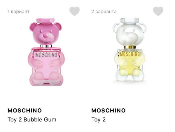 Духи Moschino Toy 2 или Toy 2 Bubble Gum (пока думаю)