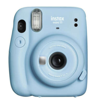 Фотоаппарат моментальной печати Fujifilm Instax Mini 11, печать снимка 62x46 мм, sky blue