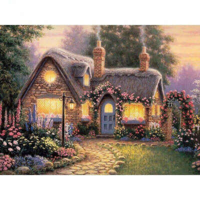 Colorful Landscape Village New Arrival Full Square Drill 5D Diamond Painting