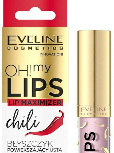 БЛЕСК ДЛЯ ГУБ `EVELINE` OH! MY LIPS ДЛЯ УВЕЛИЧЕНИЯ ОБЪЕМА С ПЕРЦЕМ ЧИЛИ