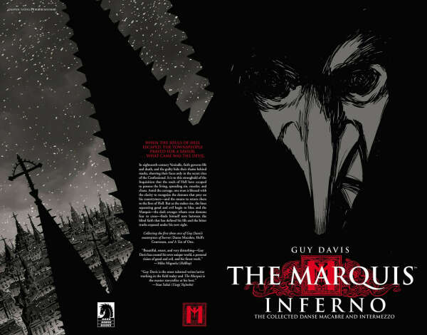 Бумажное издание комикса "The Marquis: Inferno" Гая Дэвиса
