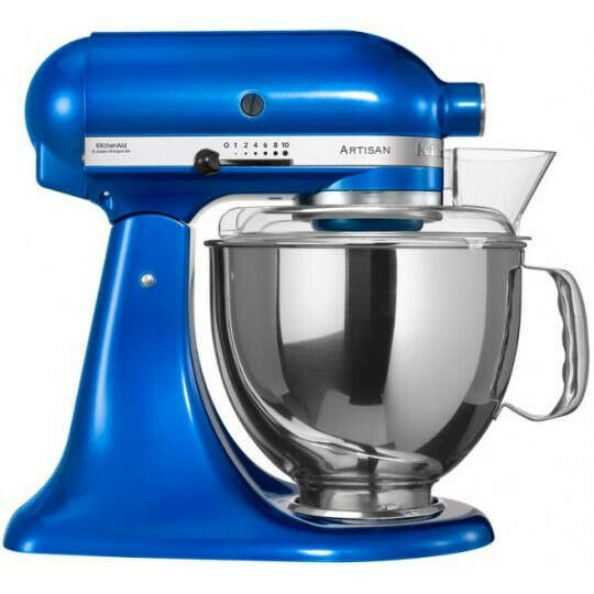 Планетарный Миксер KitchenAid ARTISAN 4.8 л, электрик блю, 5KSM150PSEEB