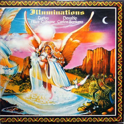 Carlos Santana & Turiya Alice Coltrane ‎– Illuminations LP