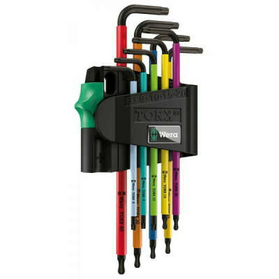 Набор Г-образных ключей WERA 967 SPKL/9 TORX® BO Multicolour BlackLaser 024335 WE-024335