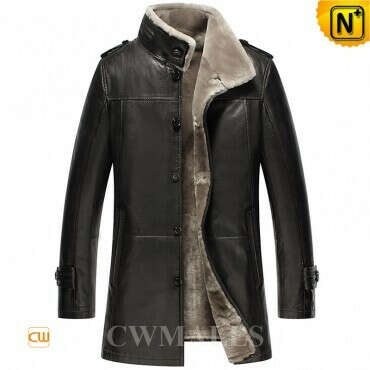 CWMALLS® Billings Shearling Lined Trench Coat CW858102
