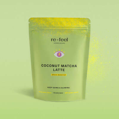 COCONUT MATCHA LATTE | re-feel