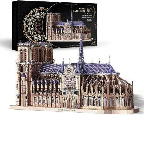 Модель собора Нотр-Дам, piececool