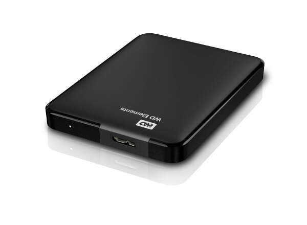 Внешний жесткий диск WESTERN DIGITAL Elements Portable 1TB Black WDBUZG0010BBK