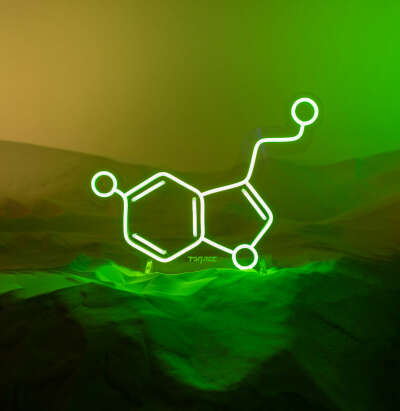 Неоновый светильник от Топлеса (Серотонин)