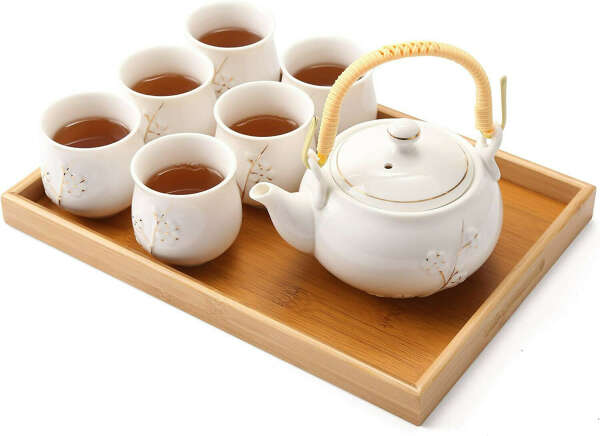 Dujust Japanese Tea Set