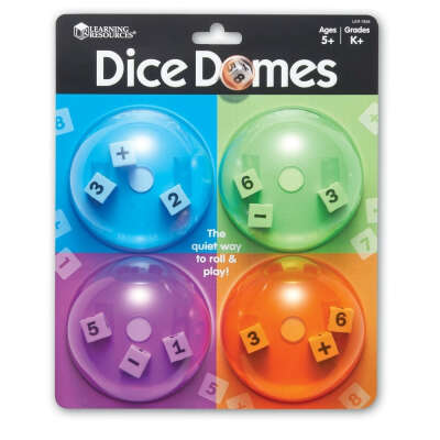 Learning Resources Dice Domes, Set of 4