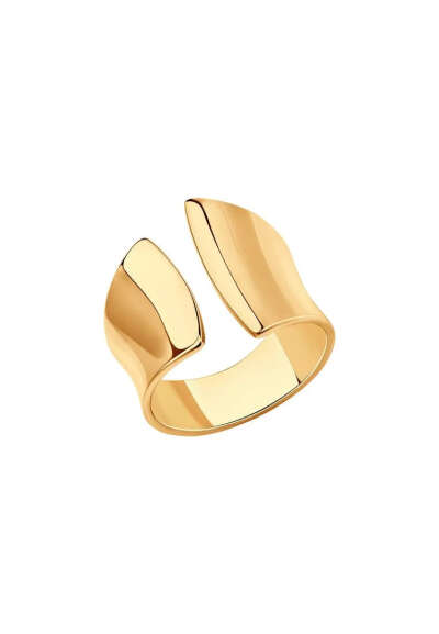 Кольцо Sokolov, цвет: золотой, MPJWLXW008CZ — купить в интернет-магазине Lamoda