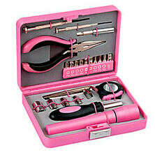 Розовый набор инструментов