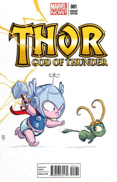 Thor, God of Thunder (Issue #1 -Skottie Young Variant)