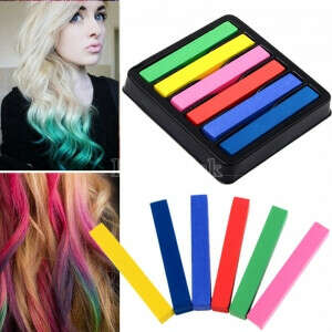 Non-toxic Temporary Salon Kit DIY Colorful Hair Chalk Dye Pastel