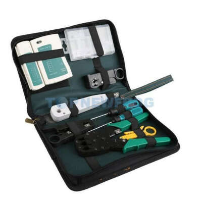 11 in 1 Professional Network Computer Maintenance Repair Tool Kit Toolbox TN2F