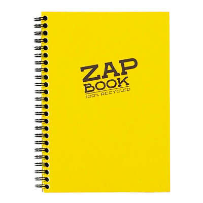 Zap Book скетчбук А4 на пружине (желтый, красный или другой)