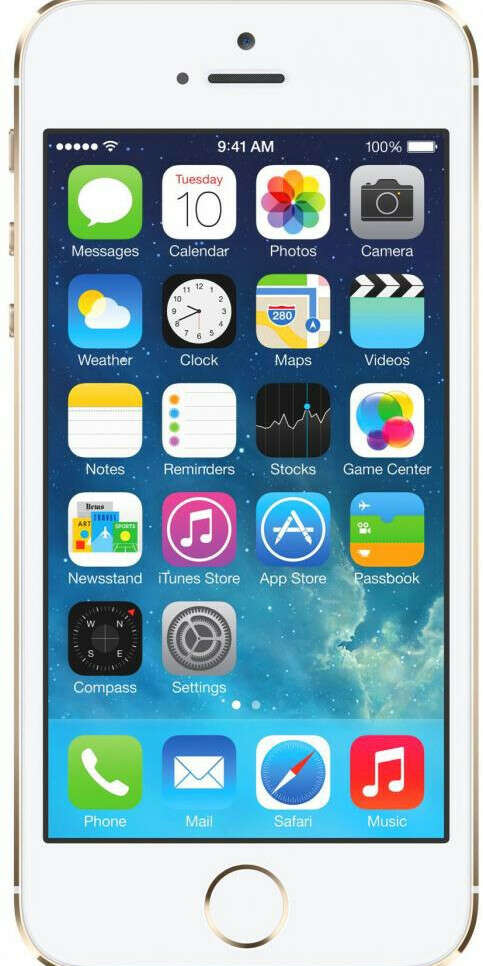 Apple iPhone 5s 16Gb (золотистый)