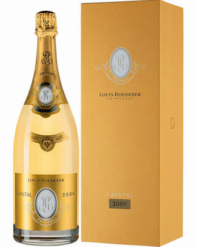 Шампанское AOC Champagne Louis Roederer Cristal Brut 0,75L в подарочной упаковке