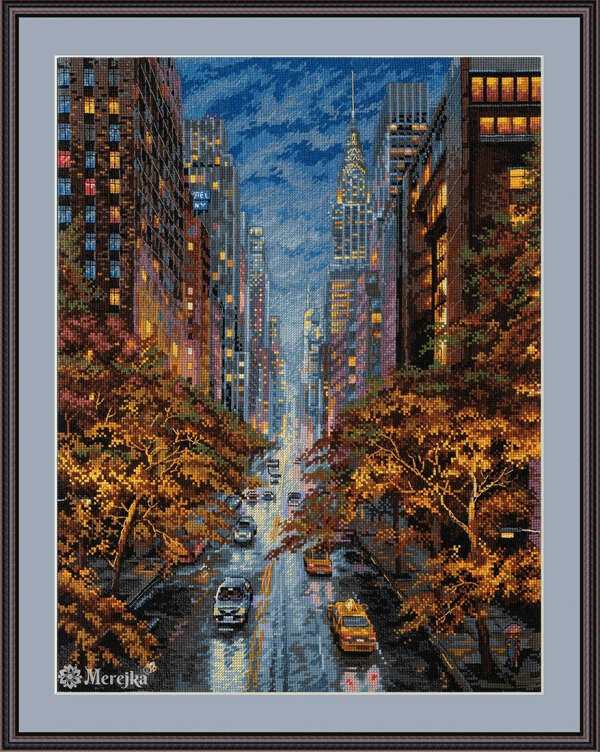 Набор для вышивания Мережка "Осень в Нью-Йорке", арт. К-172
