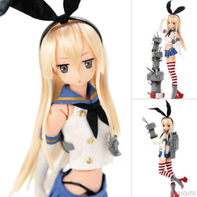 [Bonus] Pure Neemo Character Series No.077 -Kan Colle- Shimakaze Complete Doll (w/First Shipment Bonus)[Azone]