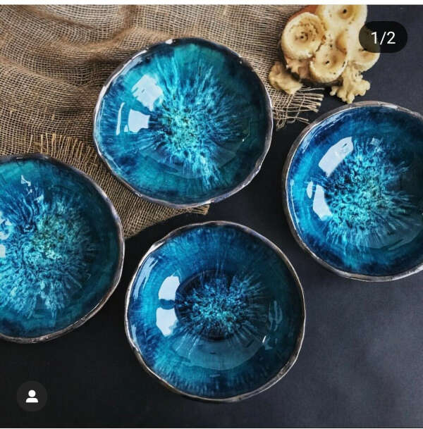 Керамический набор посуды ручной работы