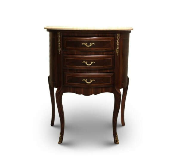 Cardére, Fench Style, Marble Top , Solid Brass, Commode