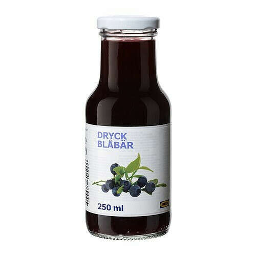 DRYCK BLÅBÄR Черничный напиток - IKEA