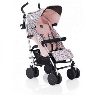 Fendi Pink Monster Logo Stroller