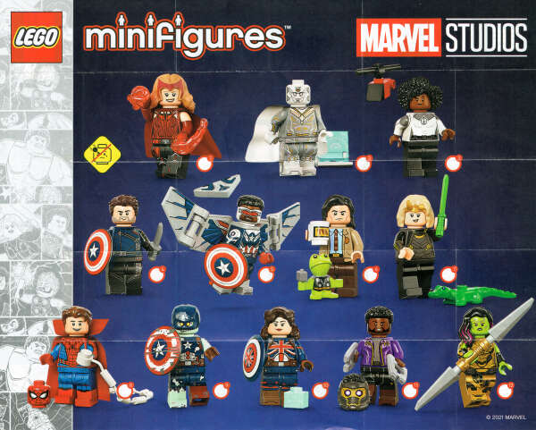 Lego Minifigures Marvel Series