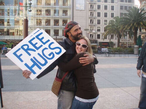 Free hugs!